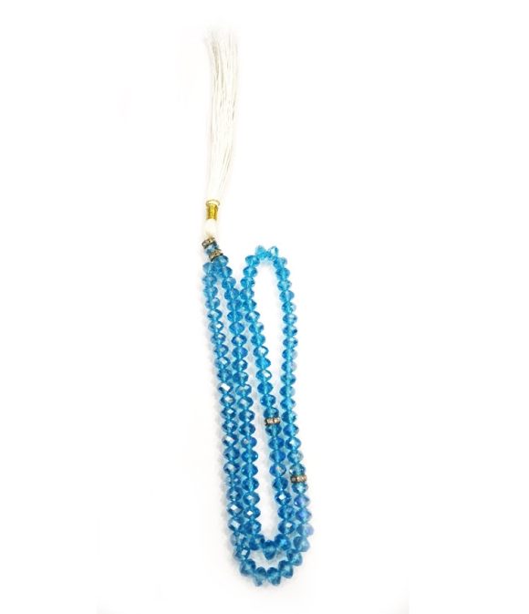 CRYSTAL SKY BLUE TASBIH - Image 2